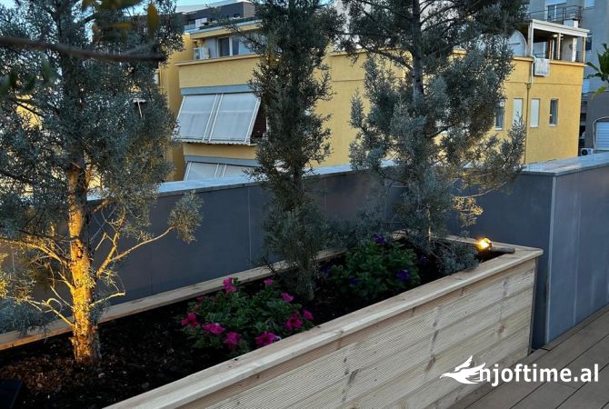 Shtepi me qera Penthose(kati i fundit panoramik) ne Tirane, 3+1, Mobilimi E mobiluar, Pagesa 3,000  Euro.