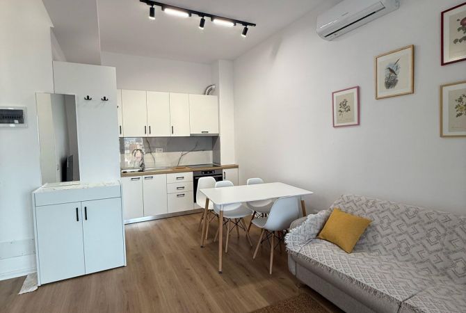 Shtepi me qera Apartament ne Tirane, 1+1, Mobilimi E mobiluar, Pagesa 400  Euro.