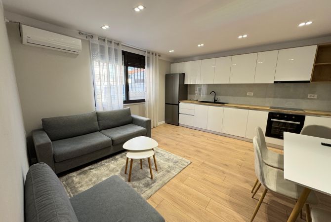 Shtepi me qera Apartament ne Tirane, 1+1, Mobilimi E mobiluar, Pagesa 600  Euro.