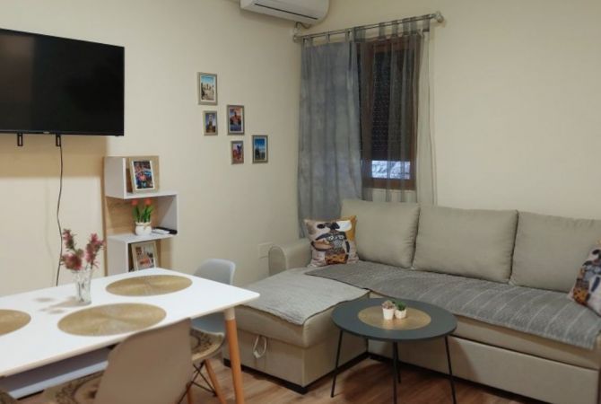 Shtepi me qera Apartament ne Tirane, 1+1, Mobilimi E mobiluar, Pagesa 600  Euro.