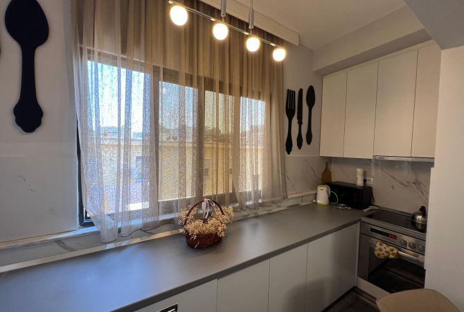 Shtepi me qera Apartament ne Tirane, 1+1, Mobilimi E mobiluar, Pagesa 600  Euro.