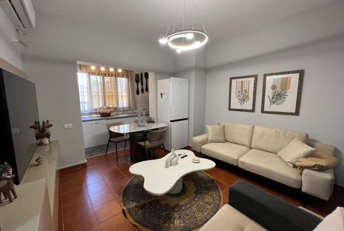 Shtepi me qera Apartament ne Tirane, 1+1, Mobilimi E mobiluar, Pagesa 600  Euro.