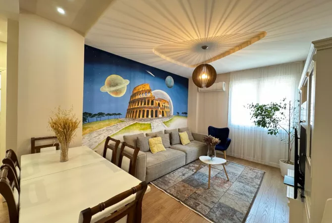 Shtepi me qera Apartament ne Tirane, 2+1, Mobilimi E mobiluar, Pagesa 65,000  Leke.