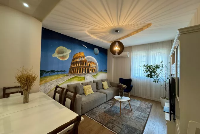 Shtepi me qera Apartament ne Tirane, 2+1, Mobilimi E mobiluar, Pagesa 65,000  Leke.