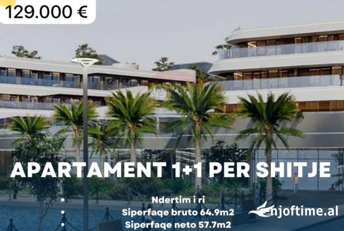 Shtepi ne shitje 1+1 ne Durres - 129,000 Euro