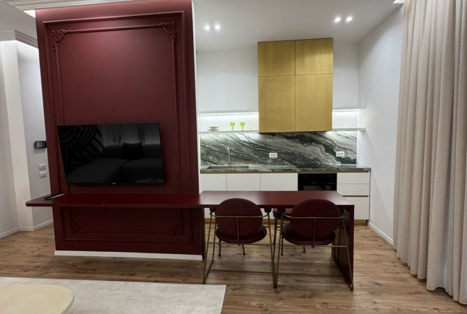 Shtepi me qera Apartament ne Tirane, 1+1, Mobilimi E mobiluar, Pagesa 1,200  Euro.