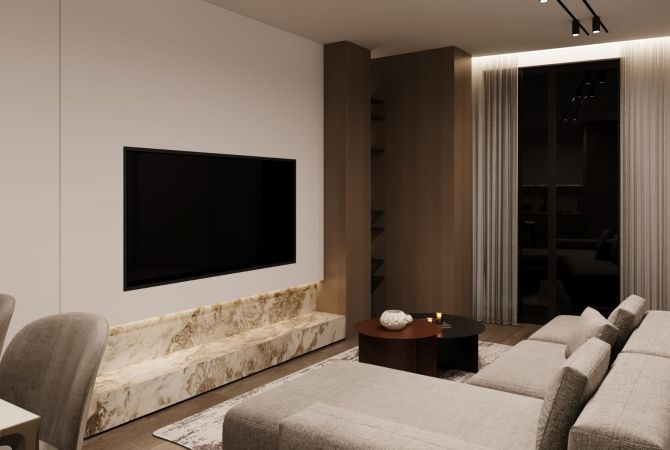 Shtepi ne shitje Apartament ne Tirane, 1+1, Mobilimi Bosh, pa mobiluar, Pagesa 172,270  Euro.