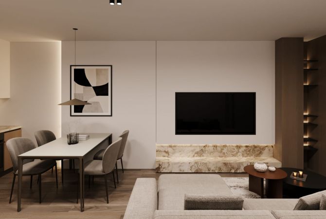 Shtepi ne shitje Apartament ne Tirane, 1+1, Mobilimi Bosh, pa mobiluar, Pagesa 172,270  Euro.