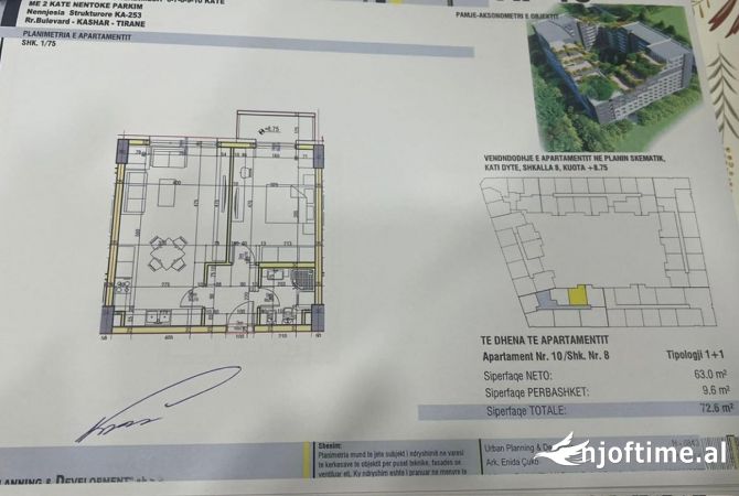 Shtepi ne shitje 1+1 ne Tirane - 98,000 Euro