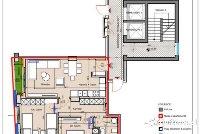 Shtepi ne shitje 2+1 ne Tirane - 145,000 Euro