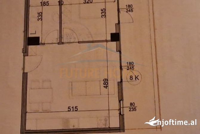 Shtepi ne shitje 1+1 ne Tirane - 104,000 Euro