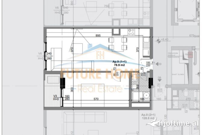 Shtepi ne shitje 1+1 ne Tirane - 72,000 Euro
