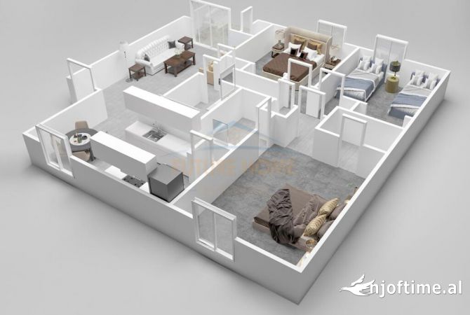 Shtepi ne shitje 1+1 ne Tirane - 110,000 Euro
