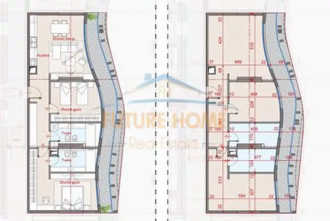 Shtepi ne shitje Apartament ne Tirane, 2+1, Mobilimi Bosh, pa mobiluar, Pagesa 341,500  Euro.