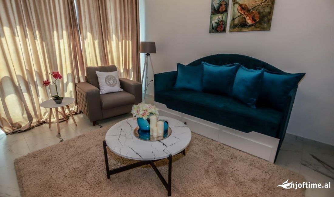 Shtepi me qera Apartament ne Tirane, 1+1, Mobilimi E mobiluar, Pagesa 848  Euro.