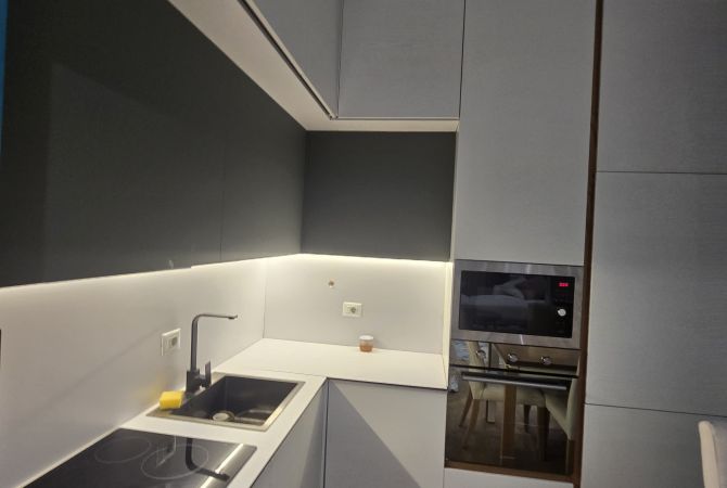 Shtepi me qera Apartament ne Tirane, 1+1, Mobilimi E mobiluar, Pagesa 745  Euro.