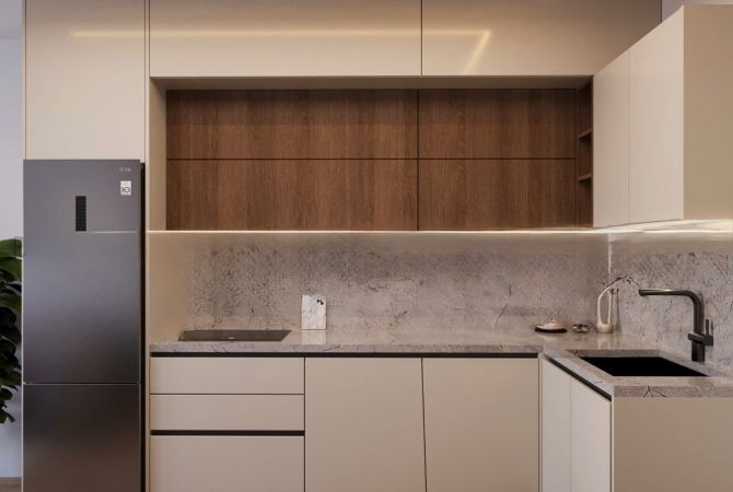 Shtepi ne shitje Apartament ne Tirane, 1+1, Mobilimi Bosh, pa mobiluar, Pagesa 175,000  Euro.