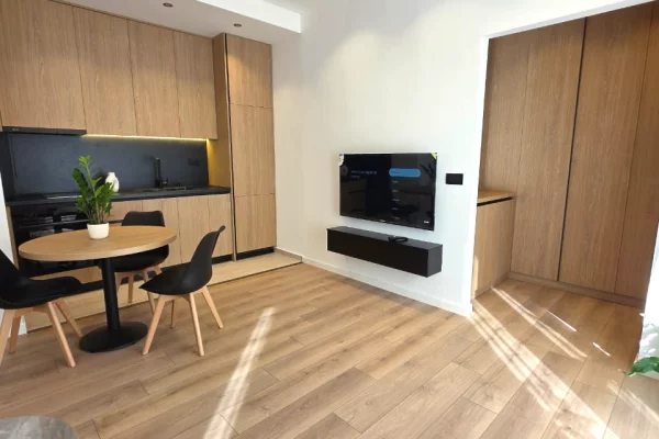 Shtepi ne shitje Apartament ne Tirane, 1+1, Mobilimi E mobiluar, Pagesa 121,997  Euro.