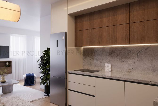 Shtepi ne shitje Apartament ne Tirane, 1+1, Mobilimi Bosh, pa mobiluar, Pagesa 175,000  Euro.