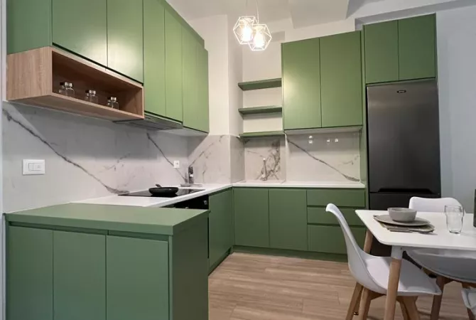 Shtepi me qera Apartament ne Tirane, 1+1, Mobilimi E mobiluar, Pagesa 630  Euro.