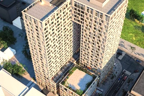 Shtepi ne shitje Apartament ne Tirane, 1+1, Mobilimi Bosh, pa mobiluar, Pagesa 190,000  Euro.