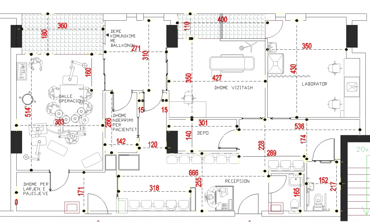 🏥Jepet me Qira Apartament 2+1 per Zyra/Klinike | Prane Kika 2