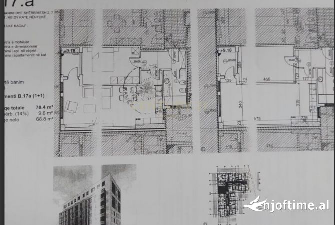 Shtepi ne shitje 1+1 ne Tirane - 94,080 Euro