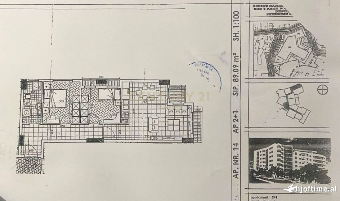 Shtepi ne shitje Apartament ne Tirane, 2+1, Mobilimi Bosh, pa mobiluar, Pagesa 140,000  Euro.