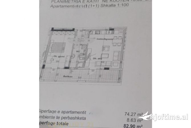 Shtepi ne shitje 1+1 ne Tirane - 150,000 Euro