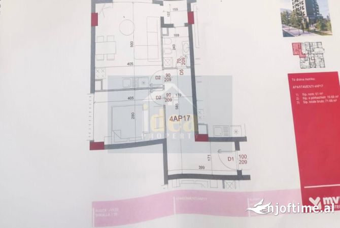 Shtepi ne shitje 1+1 ne Tirane - 103,000 Euro