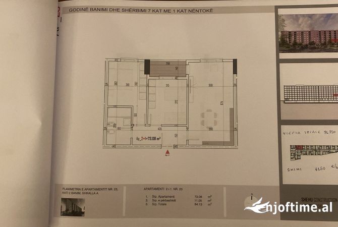 Shtepi ne shitje 2+1 ne Tirane - 85,000 Euro