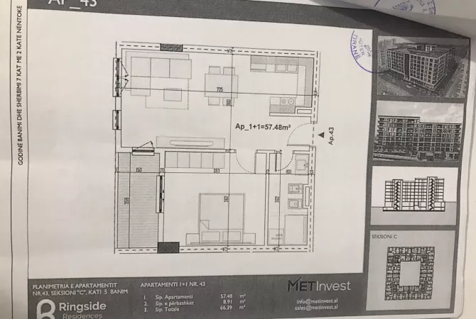 Casa in vendita 1+1 a Tirana - 64,000 Euro