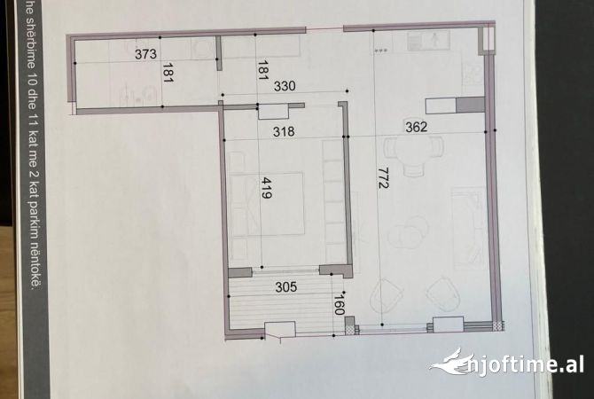 Shtepi ne shitje 1+1 ne Tirane - 112,000 Euro