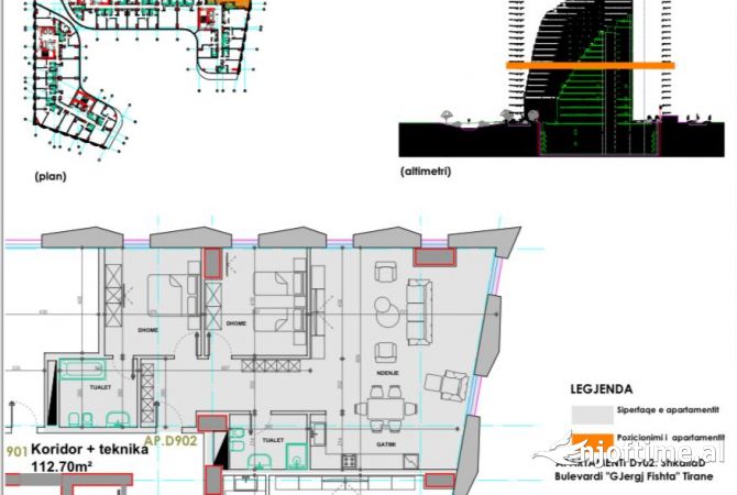 Shtepi ne shitje 2+1 ne Tirane - 6,263,250 Euro
