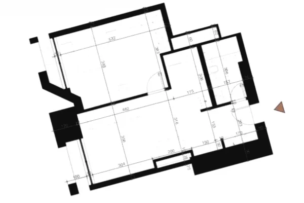 Shtepi ne shitje Apartament ne Tirane, 1+1, Mobilimi Bosh, pa mobiluar, Pagesa 205,000  Euro.