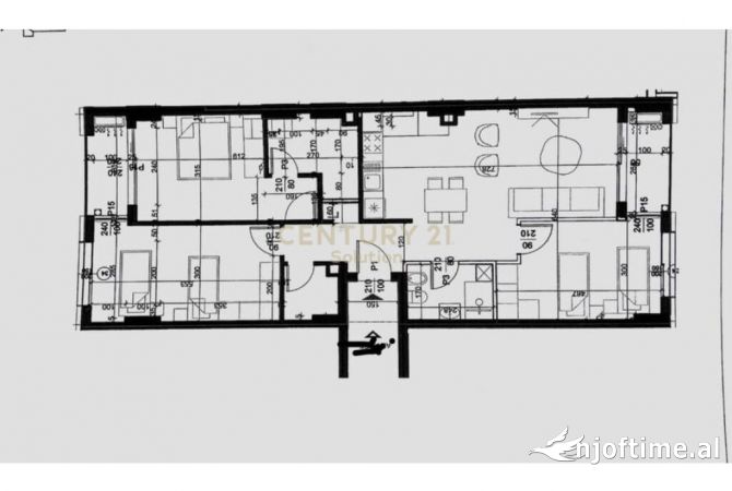 Shtepi ne shitje Apartament ne Tirane, 3+1, Mobilimi Bosh, pa mobiluar, Pagesa 205,000  Euro.
