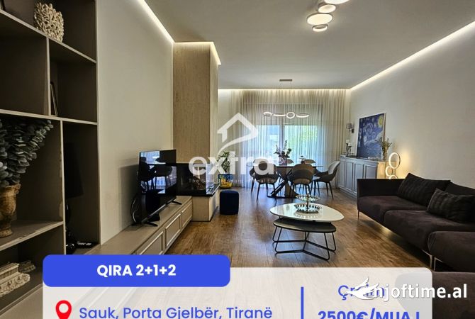 House for Rent 2+1 in Tirana - 2,500 Euro