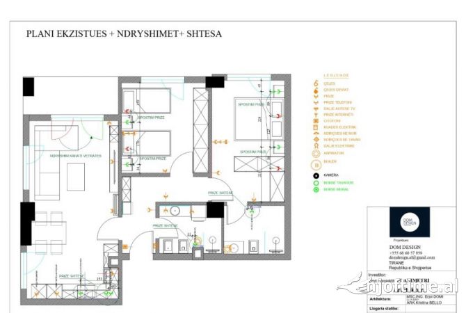 Shtepi ne shitje 2+1 ne Tirane - 154,000 Euro