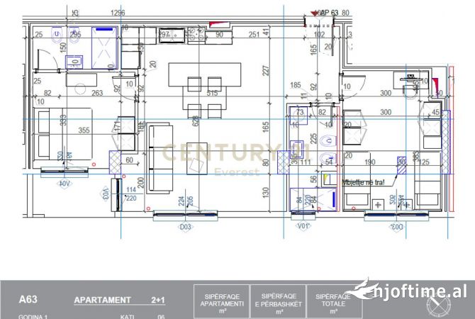 Shtepi ne shitje 2+1 ne Tirane - 300,000 Euro