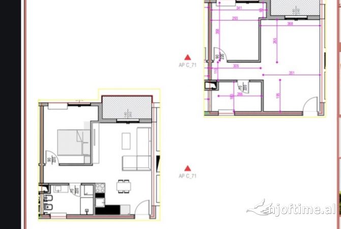 Shtepi ne shitje 1+1 ne Tirane - 93,000 Euro
