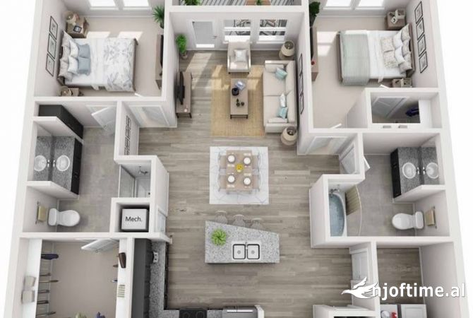 Shtepi ne shitje 2+1 ne Tirane - 160,000 Euro