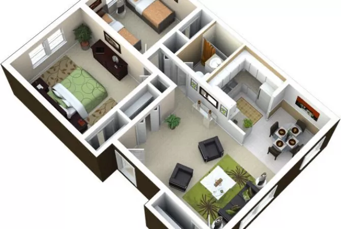 House for Sale 2+1 in Tirana - 120,000 Euro