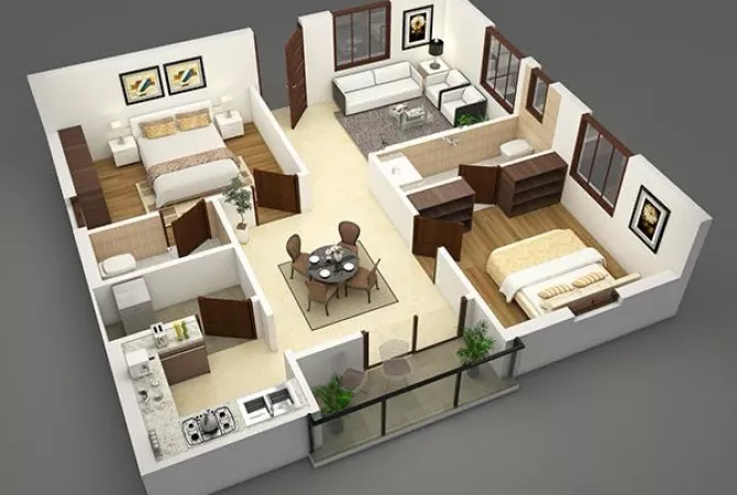 Shtepi ne shitje 2+1 ne Tirane - 155,000 Euro