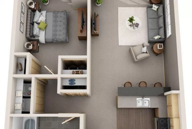 House for Sale 1+1 in Tirana - 100,000 Euro