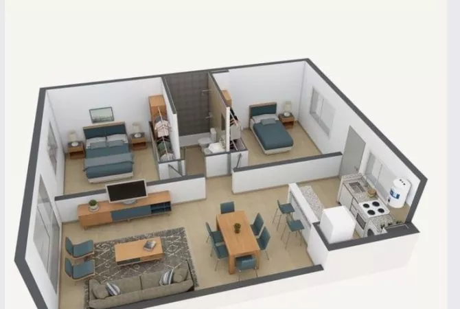 House for Sale 2+1 in Tirana - 195,000 Euro