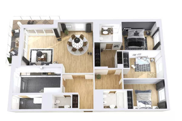 Shtepi ne shitje 2+1 ne Tirane - 185,000 Euro