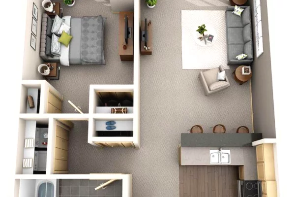 House for Sale 1+1 in Tirana - 93,000 Euro