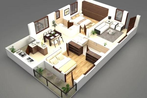 House for Sale 2+1 in Tirana - 135,000 Euro