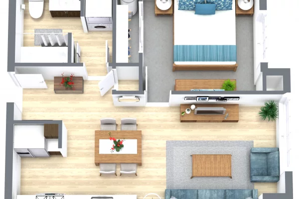 Shtepi ne shitje 1+1 ne Tirane - 120,000 Euro