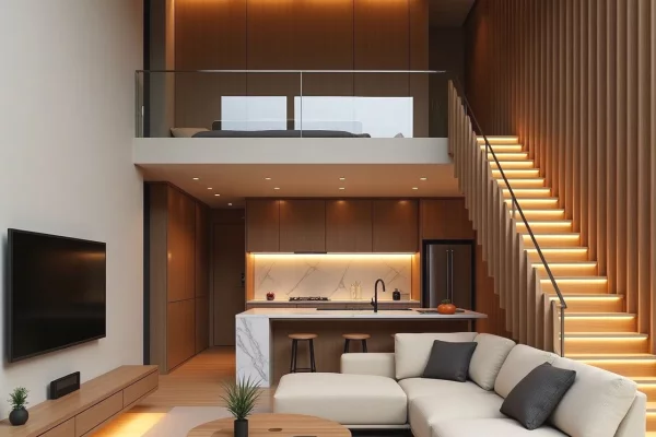 House for Rent 1+1 in Tirana - 600 Euro